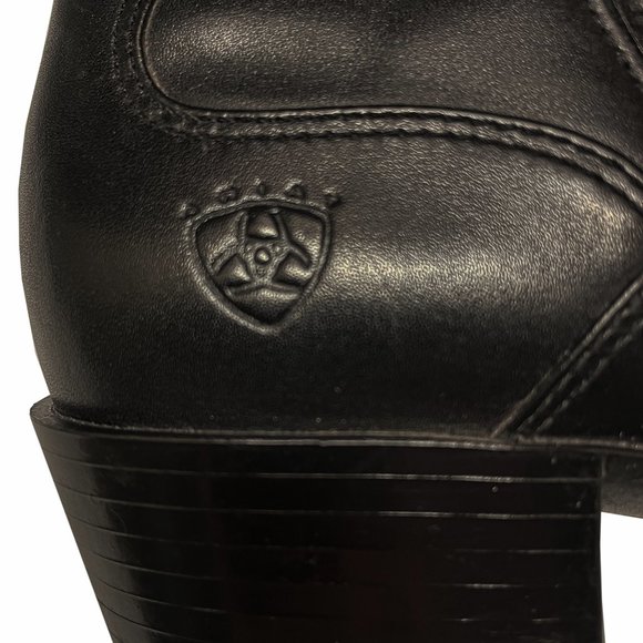 Ariat Sonora Leather Western Ankle Bootie 8M - Picture 10 of 11